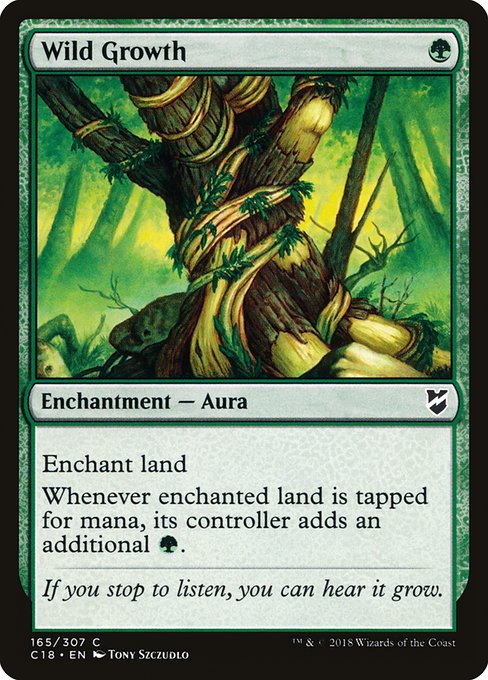 Wild Growth - Commander 2018 Common Card