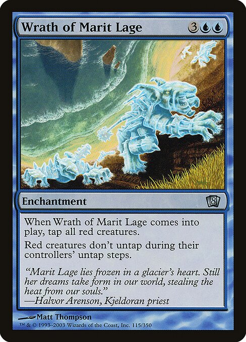 Wrath of Marit Lage - Eighth Edition Uncommon Card