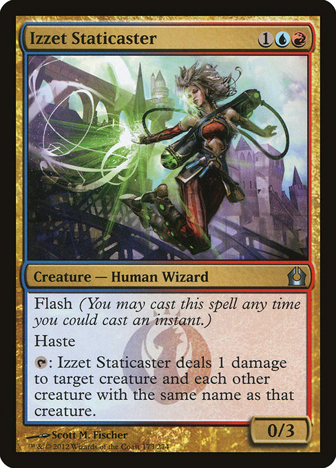 Izzet Staticaster - Return to Ravnica Uncommon Card