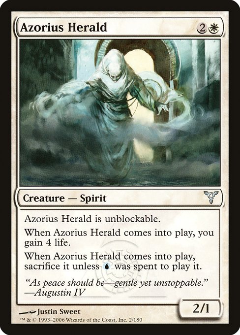 Azorius Herald - Dissension Uncommon Card
