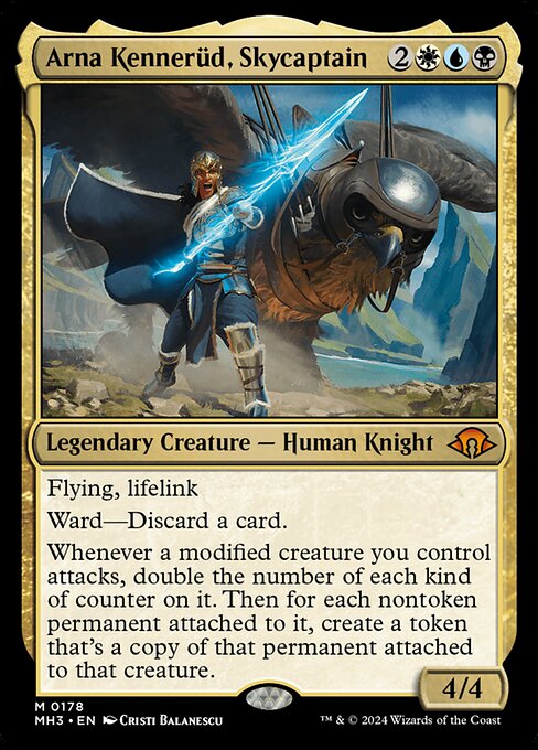 Arna Kennerüd, Skycaptain - Modern Horizons 3 Mythic Card