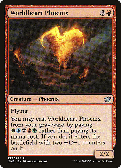 Worldheart Phoenix - Modern Masters 2015 Uncommon Card