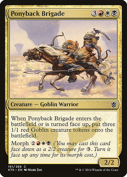 Ponyback Brigade - Khans of Tarkir Common Card