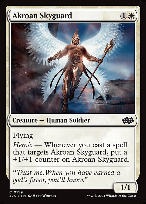Akroan Skyguard - Foundations Jumpstart Common Card