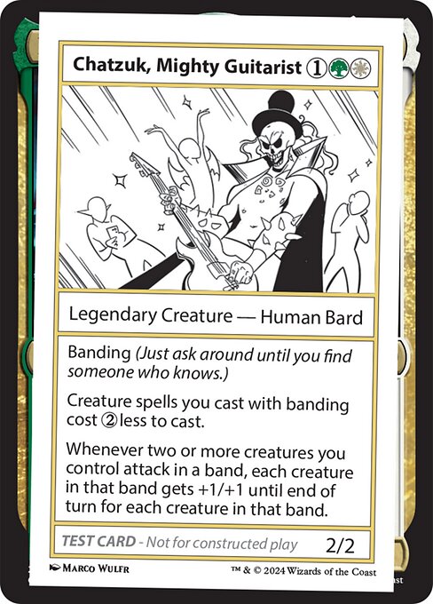 Chatzuk, Mighty Guitarist - Mystery Booster 2 Rare Card