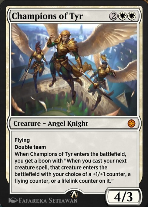 Champions of Tyr - Alchemy Horizons: Baldur's Gate Mythic Card