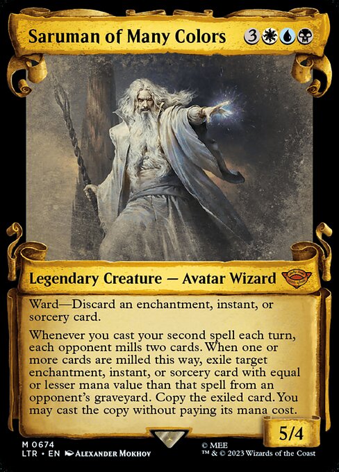 Saruman of Many Colors - The Lord of the Rings: Tales of Middle-earth Mythic Card