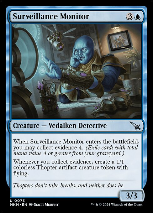 Surveillance Monitor - Murders at Karlov Manor Uncommon Card