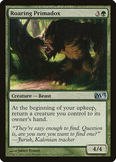 Roaring Primadox - Magic 2013 Uncommon Card
