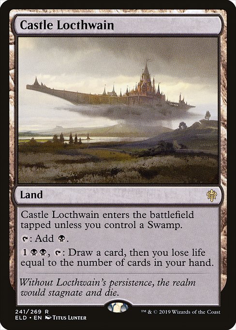 Castle Locthwain - Throne of Eldraine Rare Card
