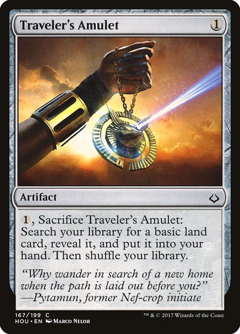 Traveler's Amulet - Hour of Devastation Common Card