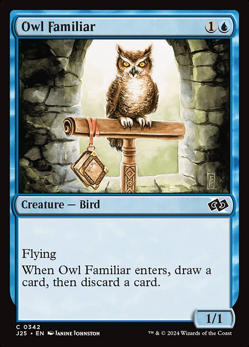 Owl Familiar - Foundations Jumpstart Common Card
