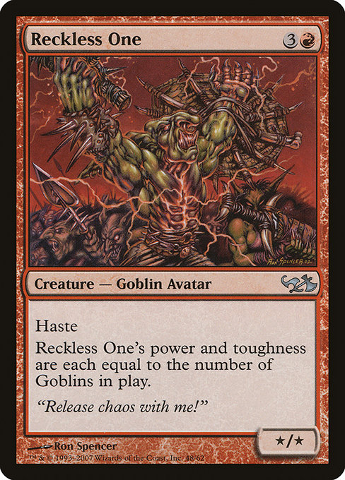 Reckless One - Duel Decks: Elves vs. Goblins Uncommon Card