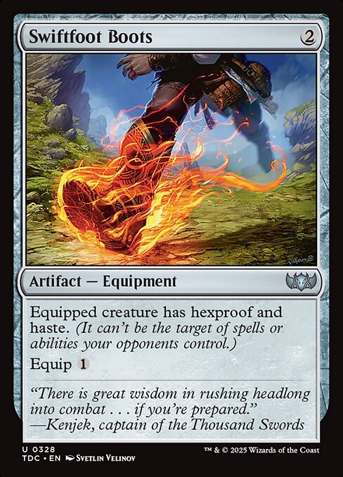 Swiftfoot Boots - Tarkir: Dragonstorm Commander Uncommon Card