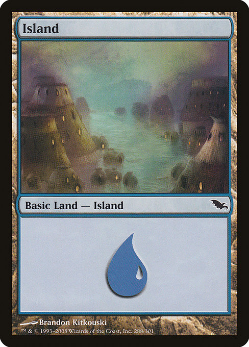 Island - Shadowmoor Common Card