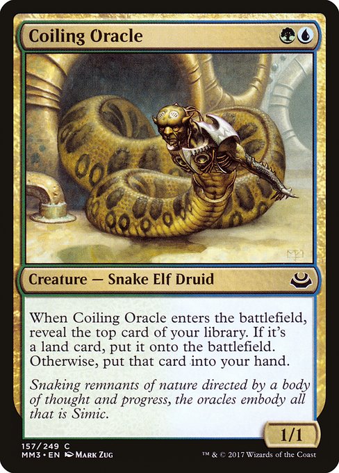 Coiling Oracle - Modern Masters 2017 Common Card