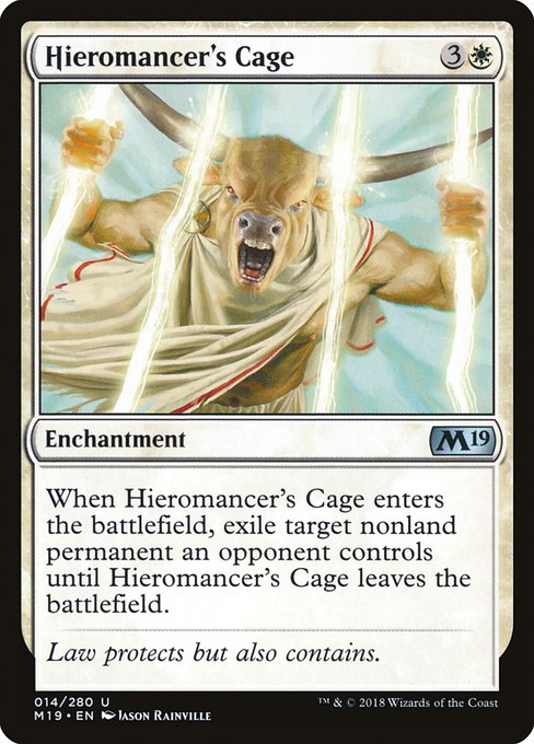 Hieromancer's Cage - Core Set 2019 Uncommon Card