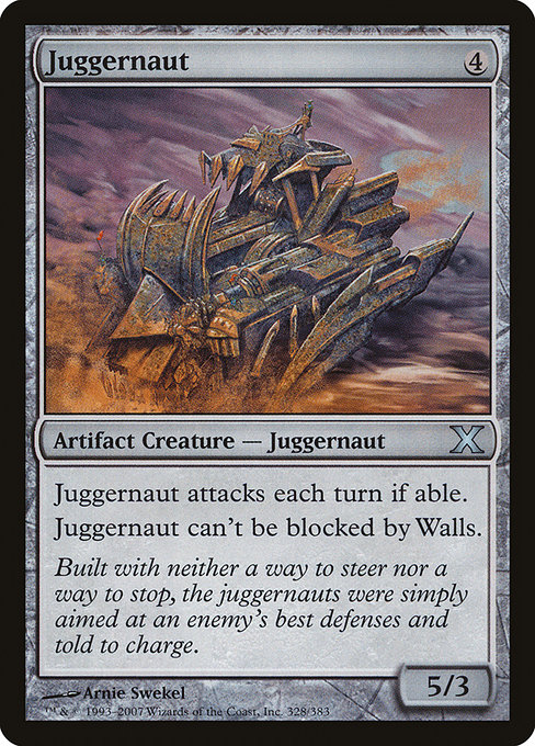 Juggernaut - Tenth Edition Uncommon Card