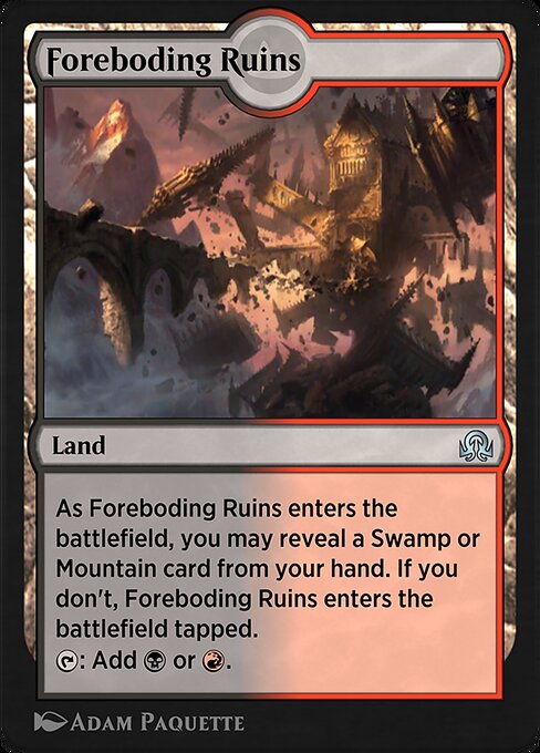 Foreboding Ruins - Shadows over Innistrad Remastered Uncommon Card
