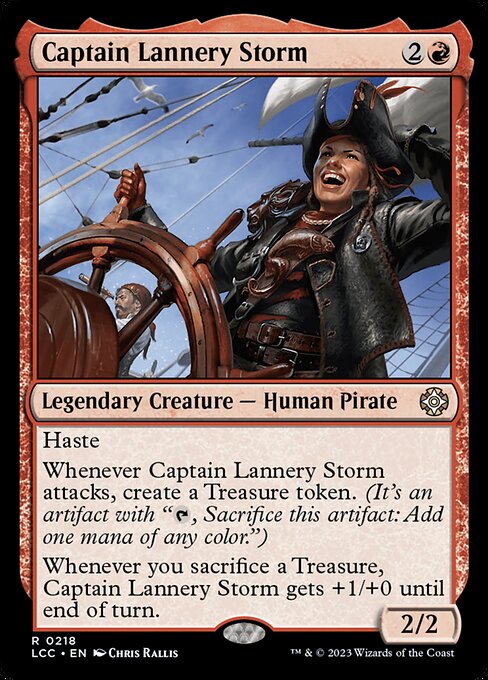 Captain Lannery Storm - The Lost Caverns of Ixalan Commander Rare Card
