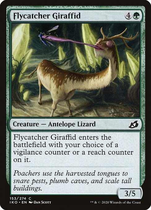 Flycatcher Giraffid - Ikoria: Lair of Behemoths Common Card