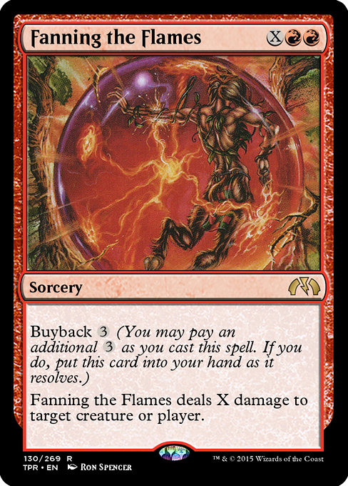 Fanning the Flames - Tempest Remastered Rare Card