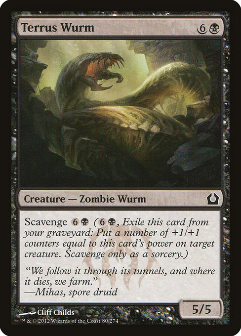 Terrus Wurm - Return to Ravnica Common Card