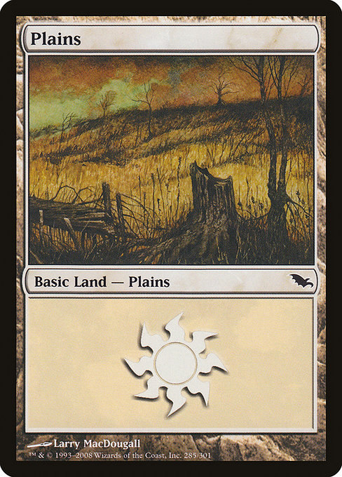 Plains - Shadowmoor Common Card