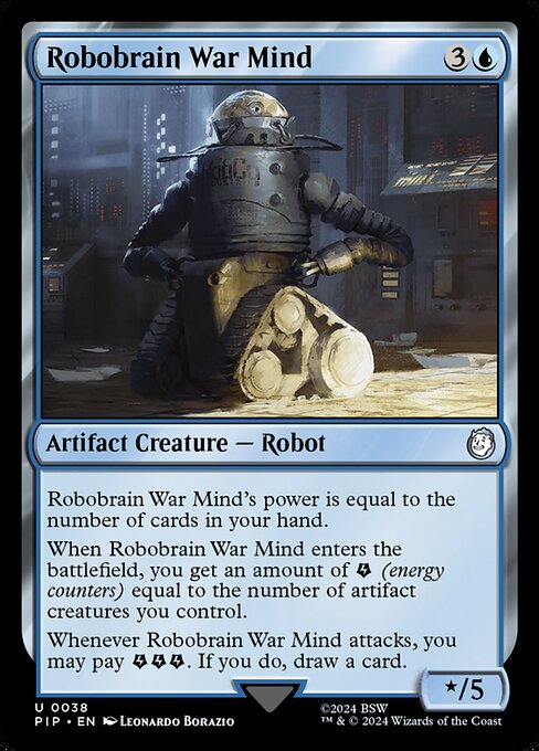 Robobrain War Mind - Fallout Uncommon Card