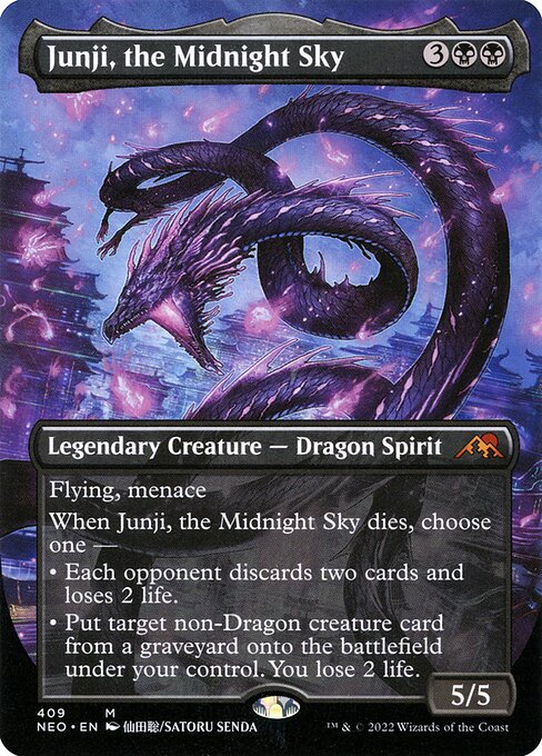 Junji, the Midnight Sky - Kamigawa: Neon Dynasty Mythic Card