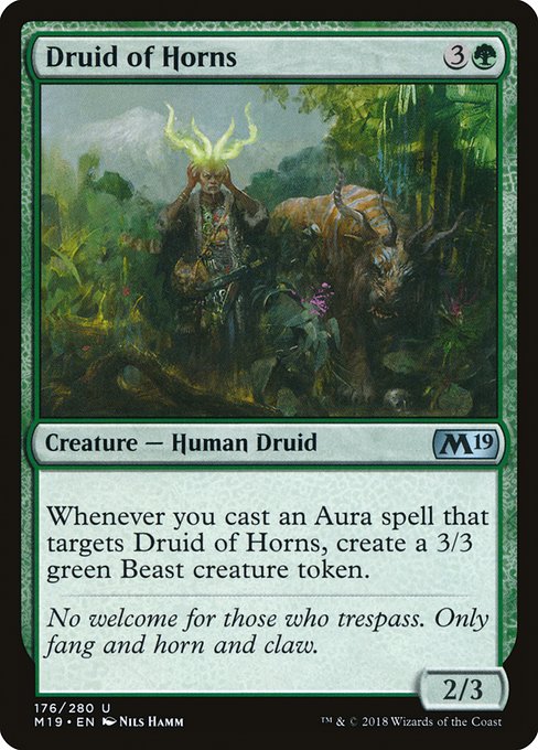 Druid of Horns - Core Set 2019 Uncommon Card