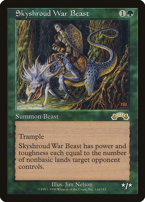 Skyshroud War Beast - Exodus Rare Card