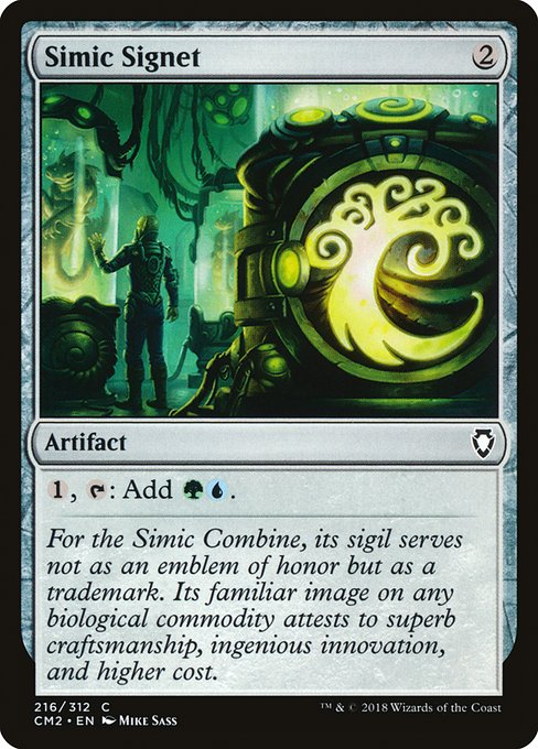 Simic Signet - Commander Anthology Volume II Common Card