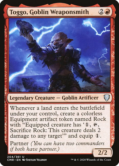 Toggo, Goblin Weaponsmith - Commander Legends Uncommon Card