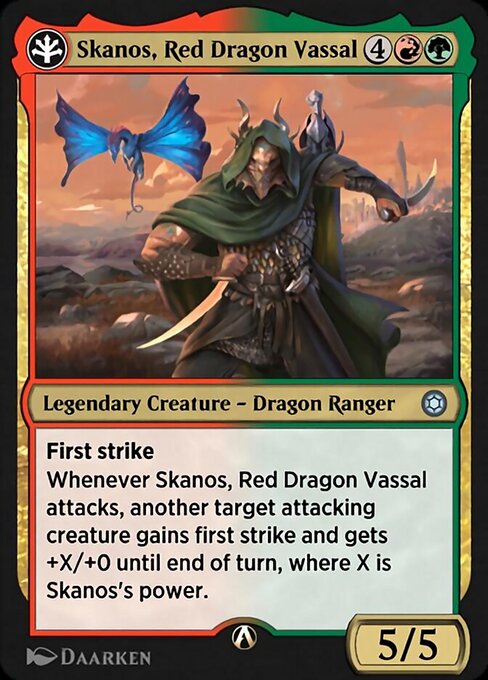 Skanos, Red Dragon Vassal - Alchemy Horizons: Baldur's Gate Uncommon Card