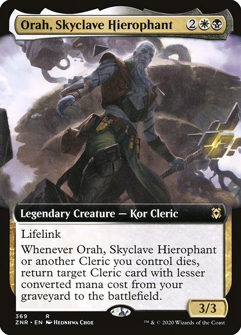 Orah, Skyclave Hierophant - Zendikar Rising Rare Card
