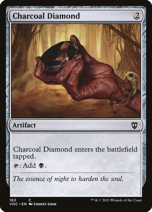 Charcoal Diamond - Crimson Vow Commander Common Card