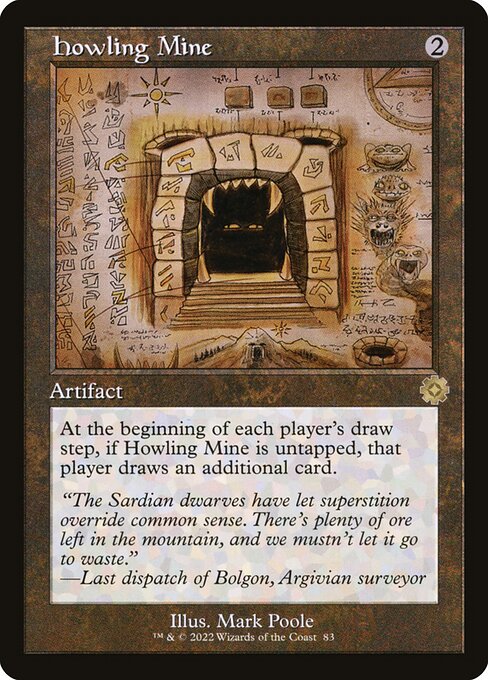 Howling Mine - The Brothers' War Retro Artifacts Rare Card