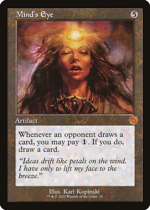 Mind's Eye - The Brothers' War Retro Artifacts Mythic Card