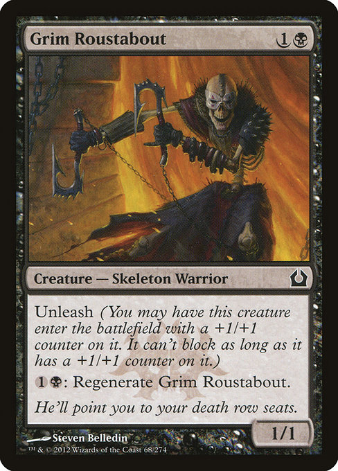 Grim Roustabout - Return to Ravnica Common Card