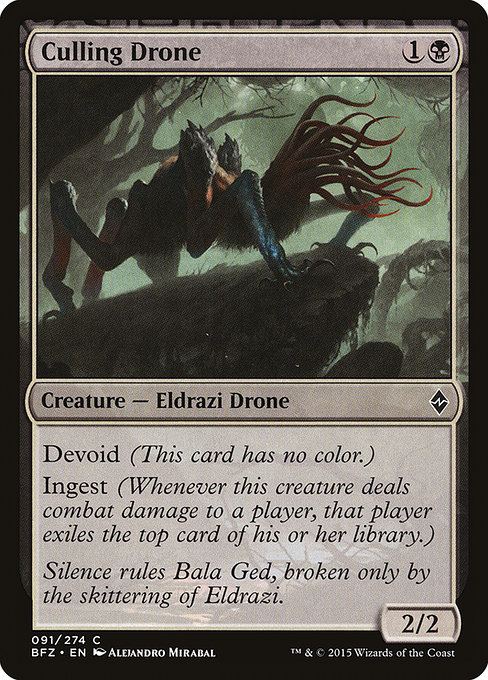 Culling Drone - Battle for Zendikar Common Card