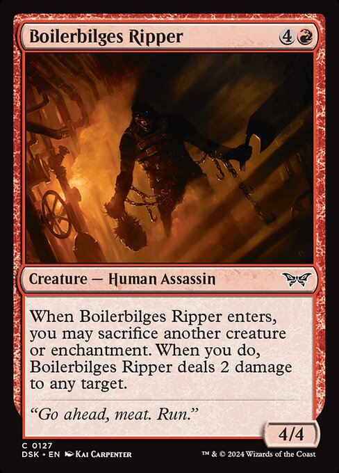 Boilerbilges Ripper - Duskmourn: House of Horror Common Card