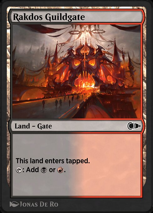Rakdos Guildgate - Pioneer Masters Common Card