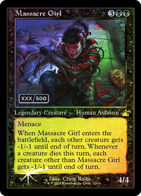 Massacre Girl - Ravnica Remastered Rare Card