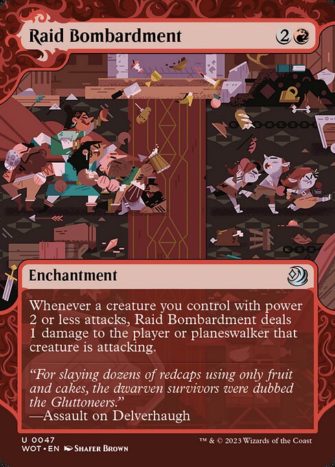 Raid Bombardment - Wilds of Eldraine: Enchanting Tales Uncommon Card