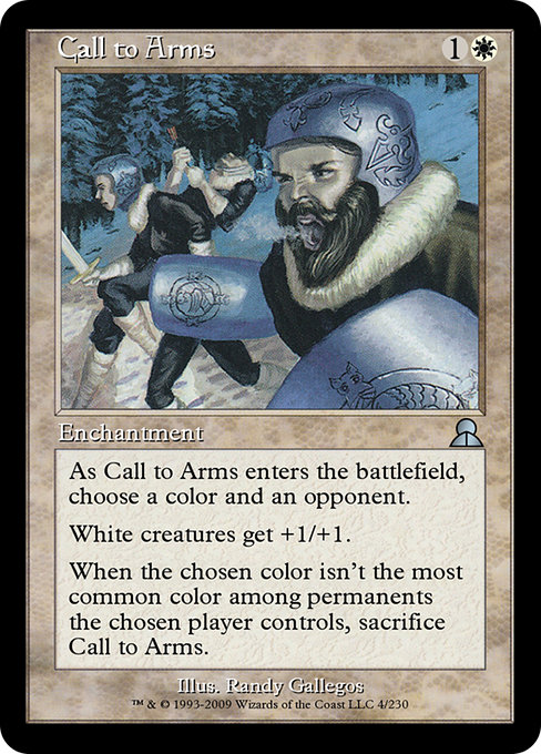Call to Arms - Masters Edition III Uncommon Card