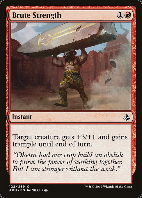Brute Strength - Amonkhet Common Card