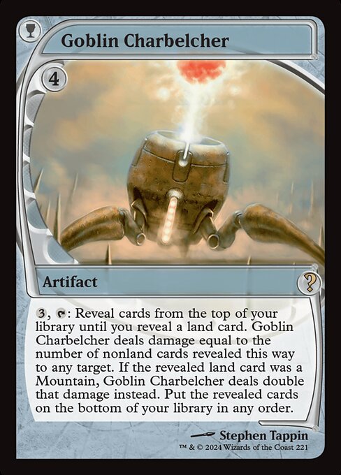 Goblin Charbelcher - Mystery Booster 2 Rare Card