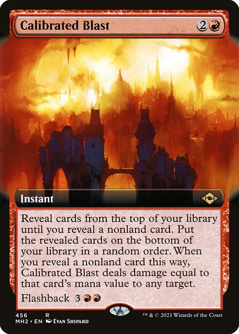 Calibrated Blast - Modern Horizons 2 Rare Card