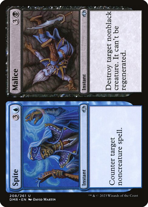 Spite // Malice - Dominaria Remastered Uncommon Card